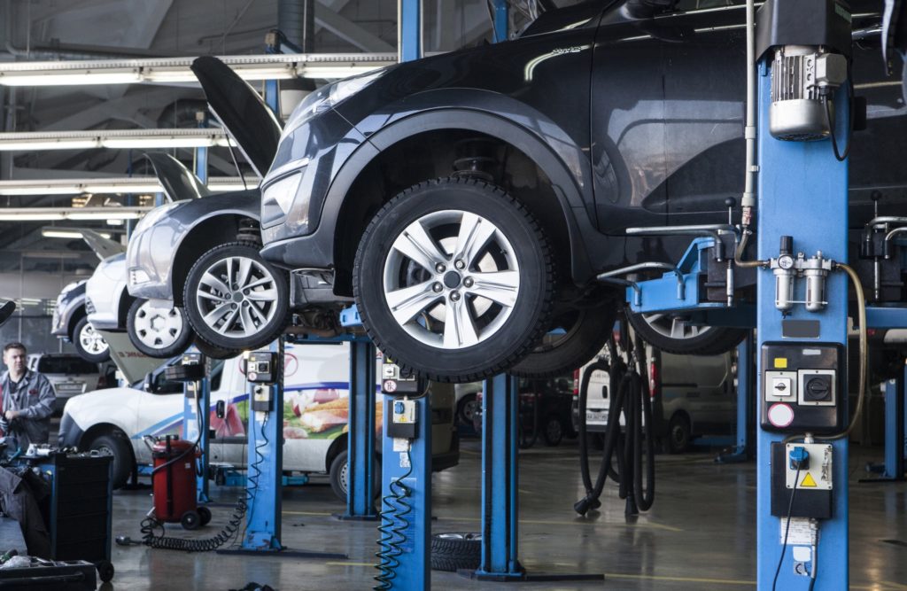 自動車工場の画像